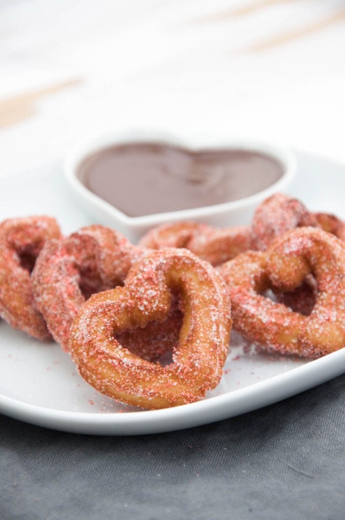 heart shaped valentine's treats