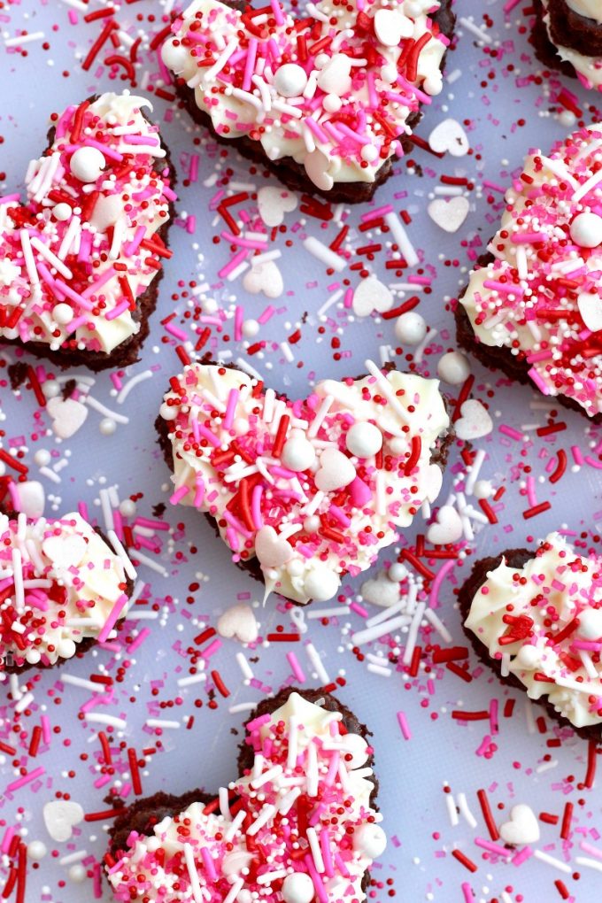 heart shaped valentine's treats