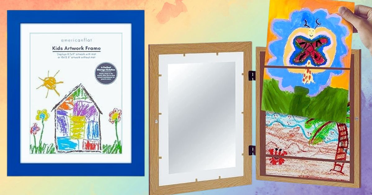 This Genius Amazon Find Will Make Storing Kids' Artwork So Much Easier