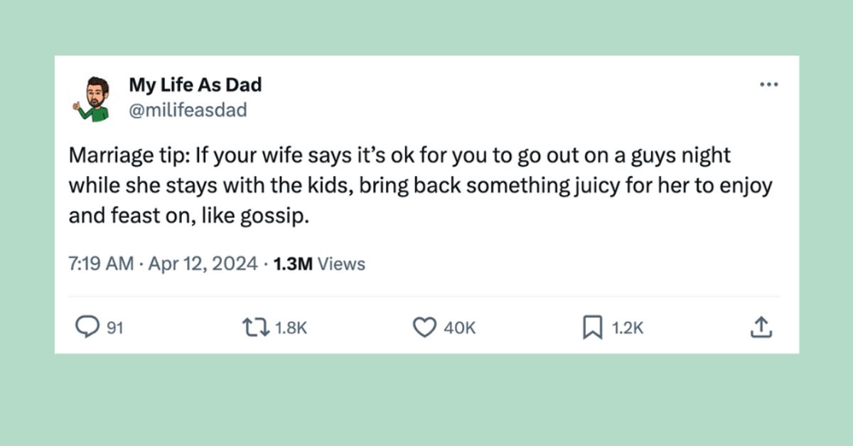 The Funniest Marriage Tweets To Get You Through This Week